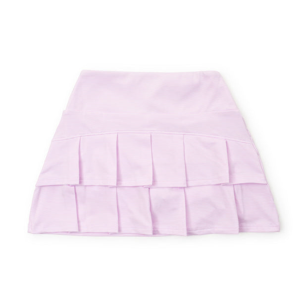 Margot Girls' Performance Skirt by LH Sport - Pink Stripes