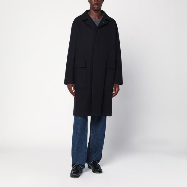 Tagliatore Loyds Coat In Black Tailor