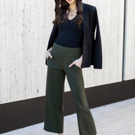 KiraGrace TRAVELER ANKLE PANT: FOREST NIGHT