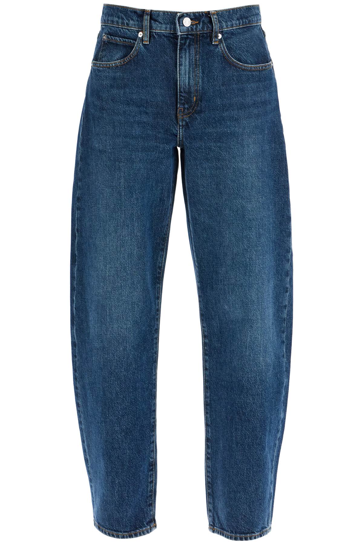 FRAME Low-Rise Barrel Cut Jeans