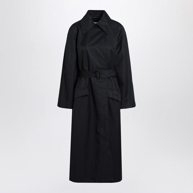 Rench Coat Harley Barbour The Edit By Alexa Navy Blue