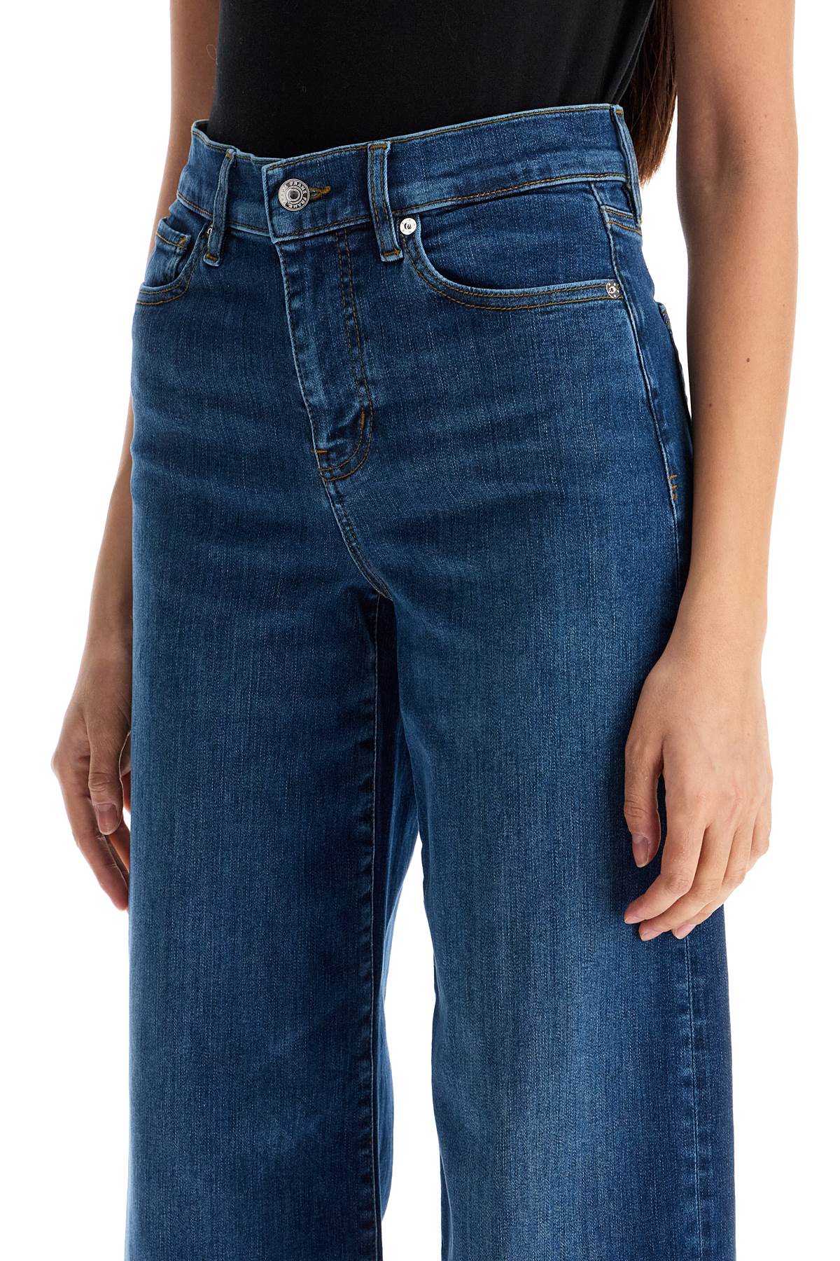 FRAME 'Le Slim Palazzo' Cropped Jeans