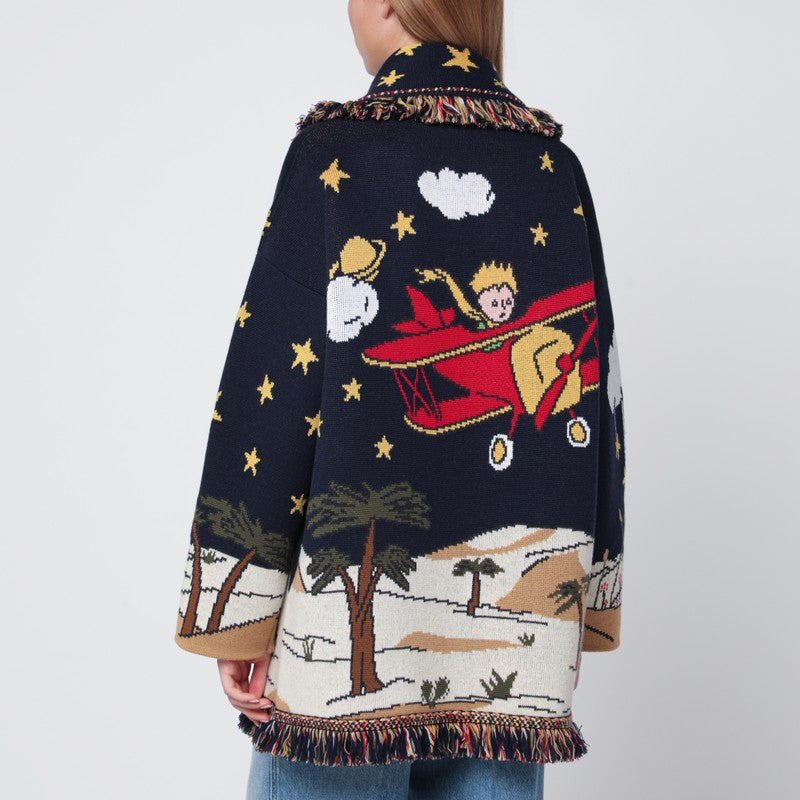 Alanui Midnight Blue The Little Prince Cardigan