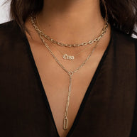 Zoe Lev 14k Gold Large Open Link Chain Necklace