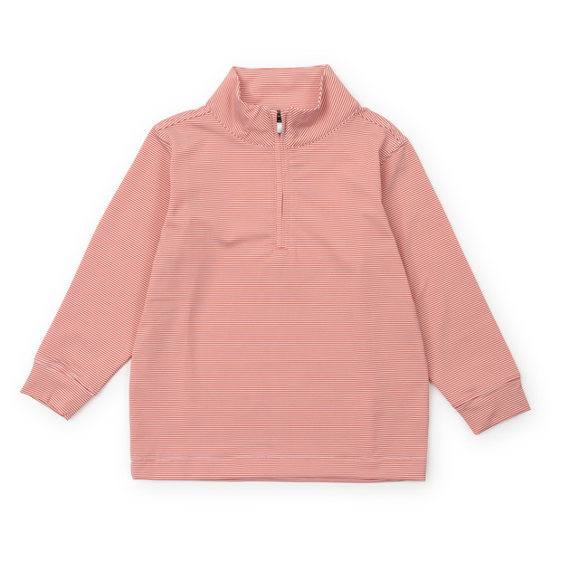 Sam Performance Pullover by LH Sport - Orange Stripes