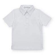 Will Boys' Performance Polo by LH Sport - White
