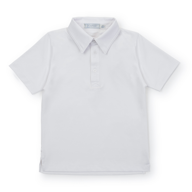 Will Boys' Performance Polo by LH Sport - White