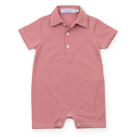 Austin Boys' Performance Shortall by LH Sport - Red Stripes