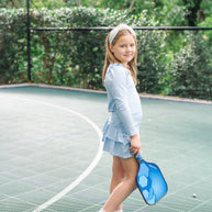 Margot Girls' Performance Skirt by LH Sport - Light Blue