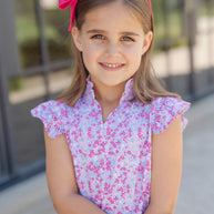 Ellie Girls' Sleeveless Performance Top by LH Sport - Preppy Petals
