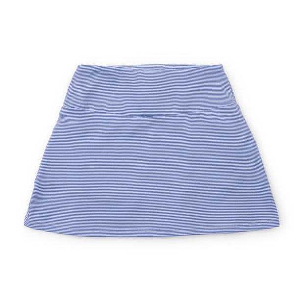 Margot Girls' Performance Skirt by LH Sport - Blue Stripes