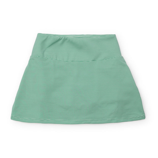 Margot Girls' Performance Skirt by LH Sport - Green Stripes