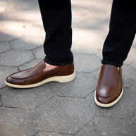 Amberjack The Loafer (Chestnut & Cream)