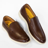 Amberjack The Loafer (Chestnut & Cream)