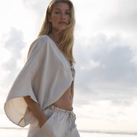 The Handloom Lucid Knot Top - Sand