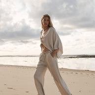 The Handloom Lucid Knot Top - Sand