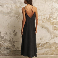 The Handloom Lucid Flow Maxi Dress - Black