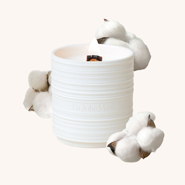 LA JOLIE MUSE Lucienne - Linen Cotton Oasis Candle