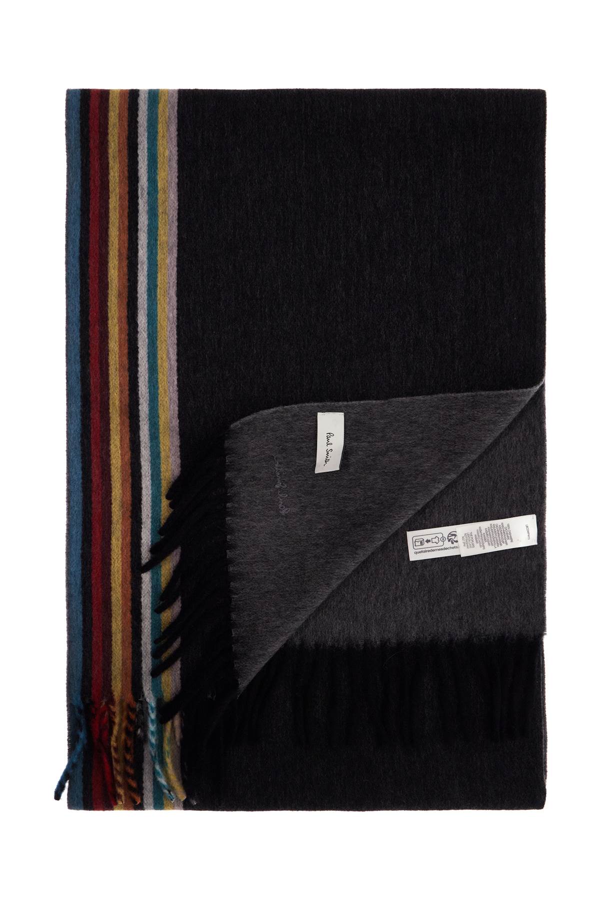 Paul Smith Cashmere Scarf With Signature Stripe Pattern