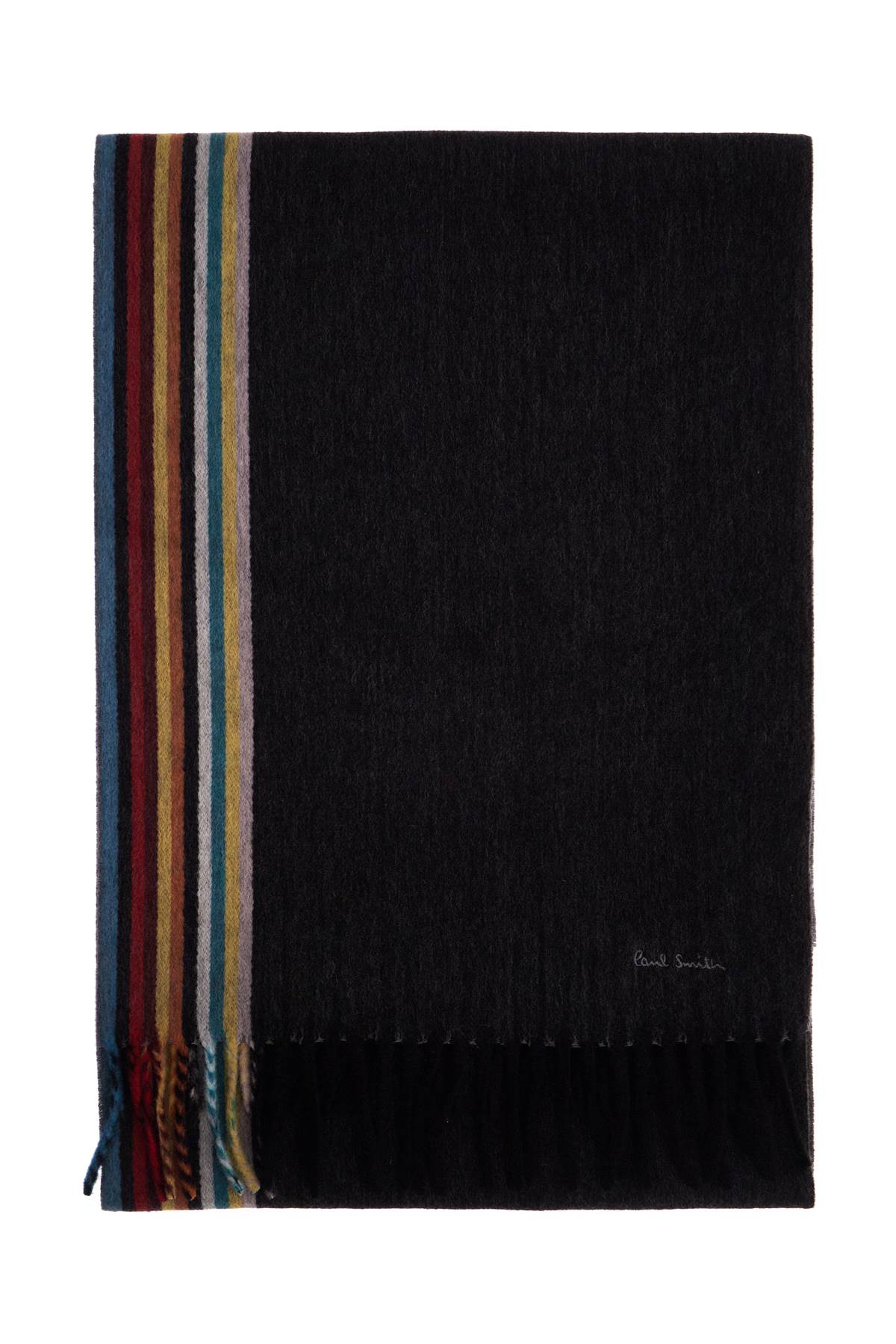 Paul Smith Cashmere Scarf With Signature Stripe Pattern