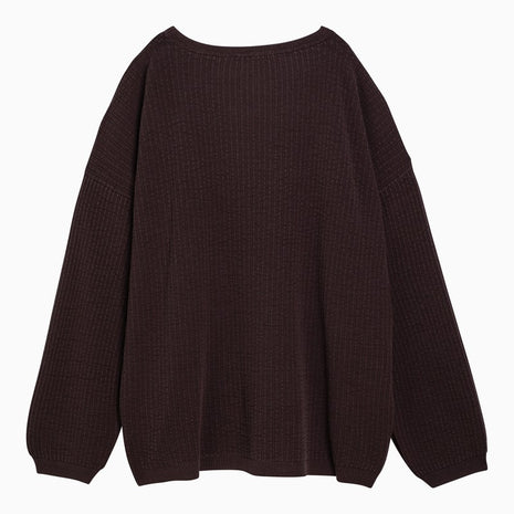 Our Legacy Silk Blend Popover Crew-neck Jumper
