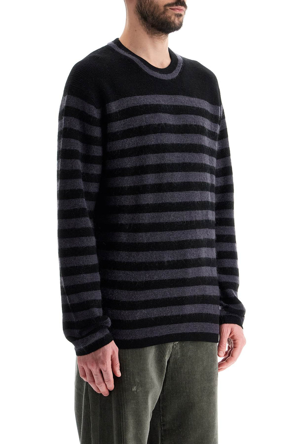 PS Paul Smith Striped Wool Blend Pullover Sweater