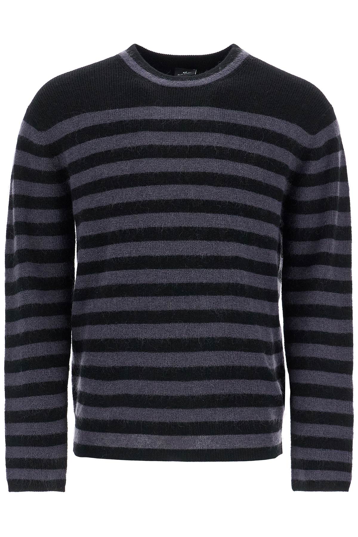 PS Paul Smith Striped Wool Blend Pullover Sweater