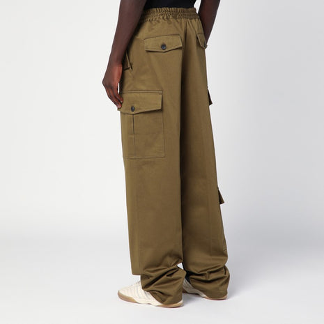 Wales Bonner Green Khaki Cotton Trousers
