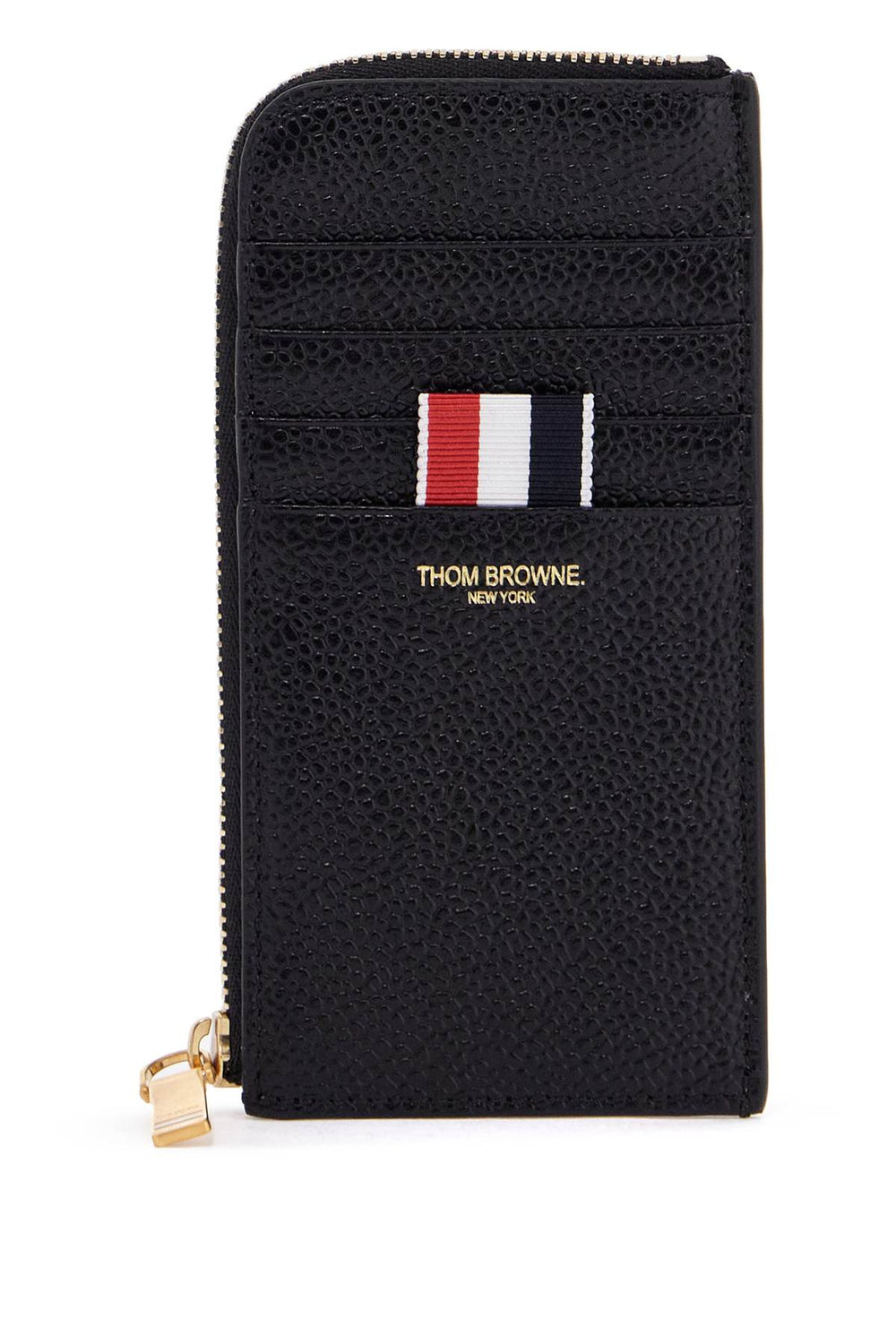 Thom Browne Pebble Grain Leather Card Holder