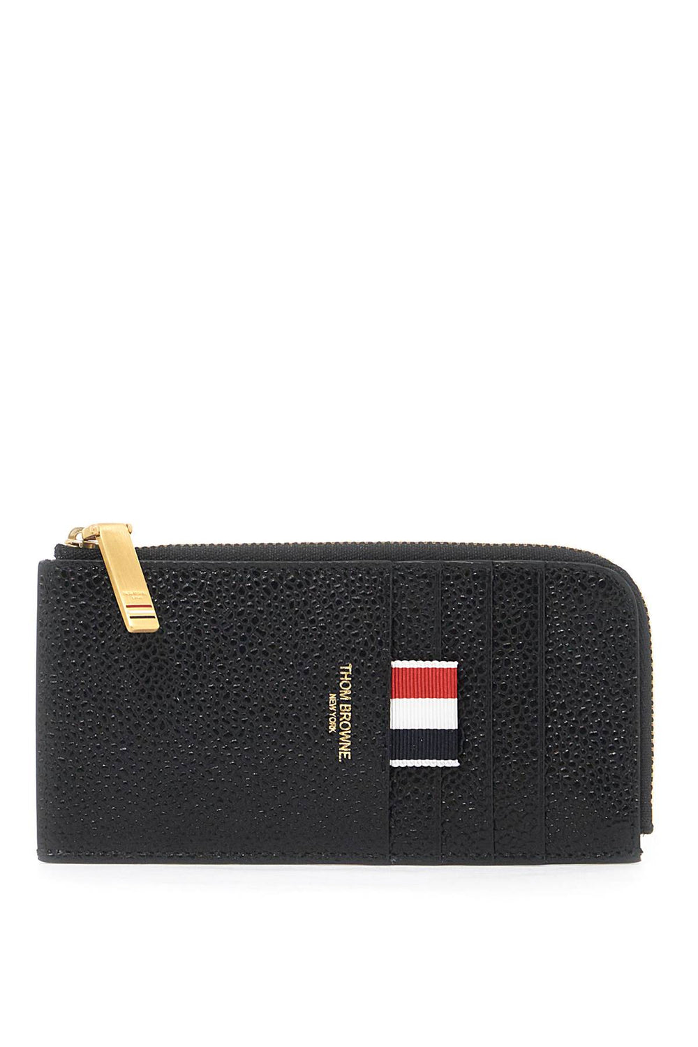 Thom Browne Pebble Grain Leather Card Holder