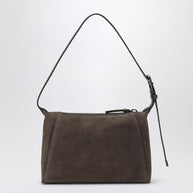 Brunello Cucinelli Brown Suede Bag With Monile