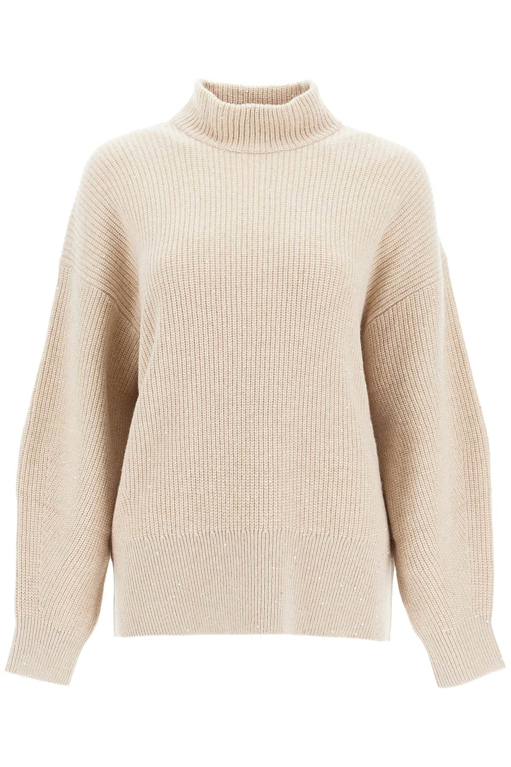 Brunello Cucinelli Sequin High Neck Sweater