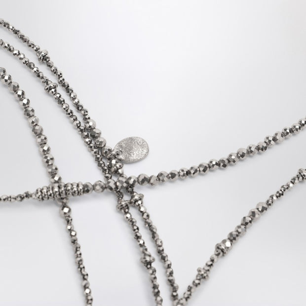 Brunello Cucinelli Hematite And Sterling Silver Bracelet