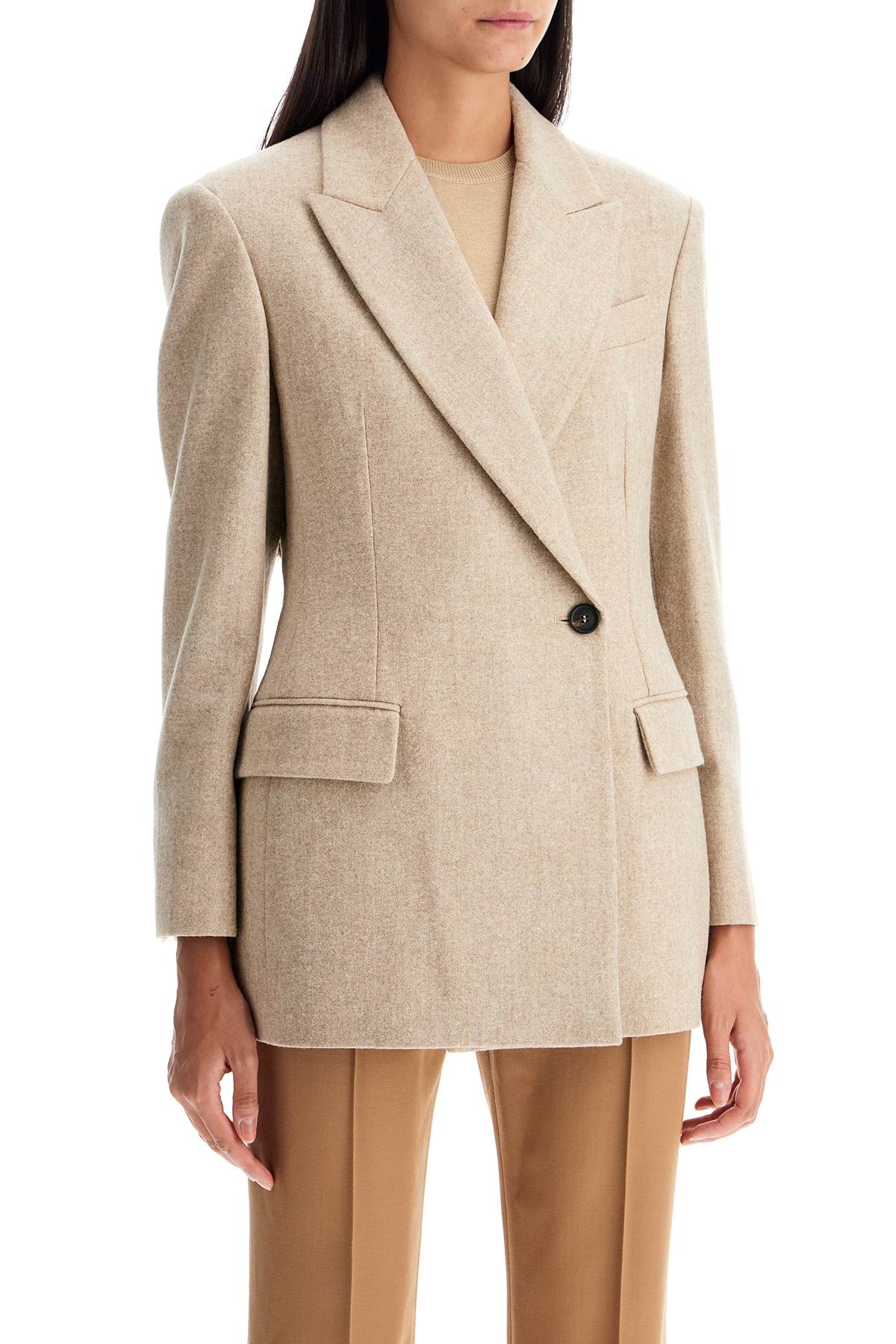 Brunello Cucinelli Double-Breasted Wool Blend Jacket