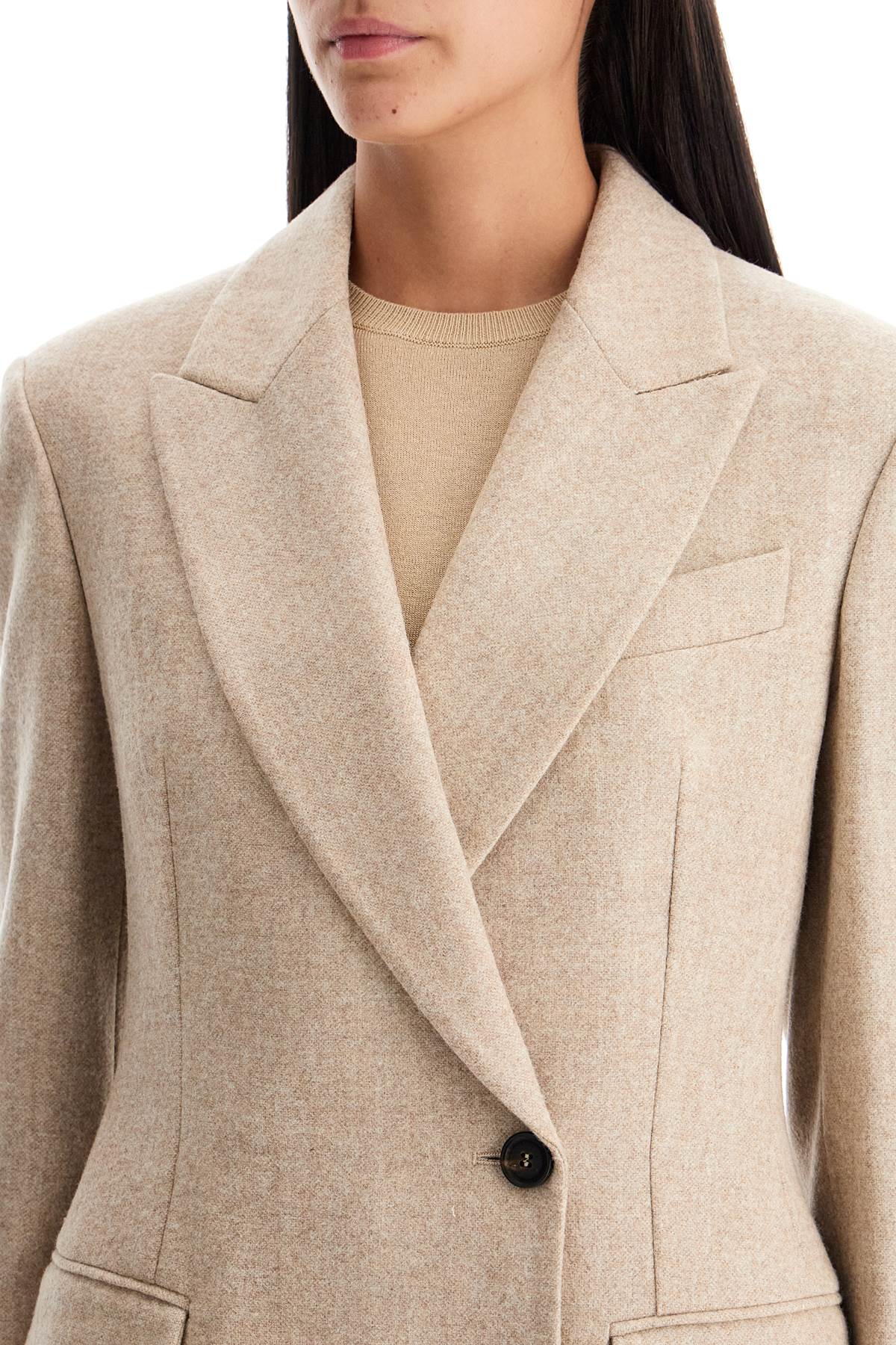 Brunello Cucinelli Double-Breasted Wool Blend Jacket