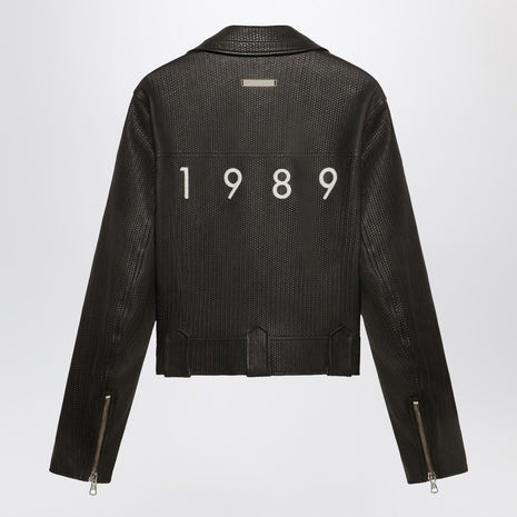 1989 STUDIO Intreccio Leather Perfecto Jacket