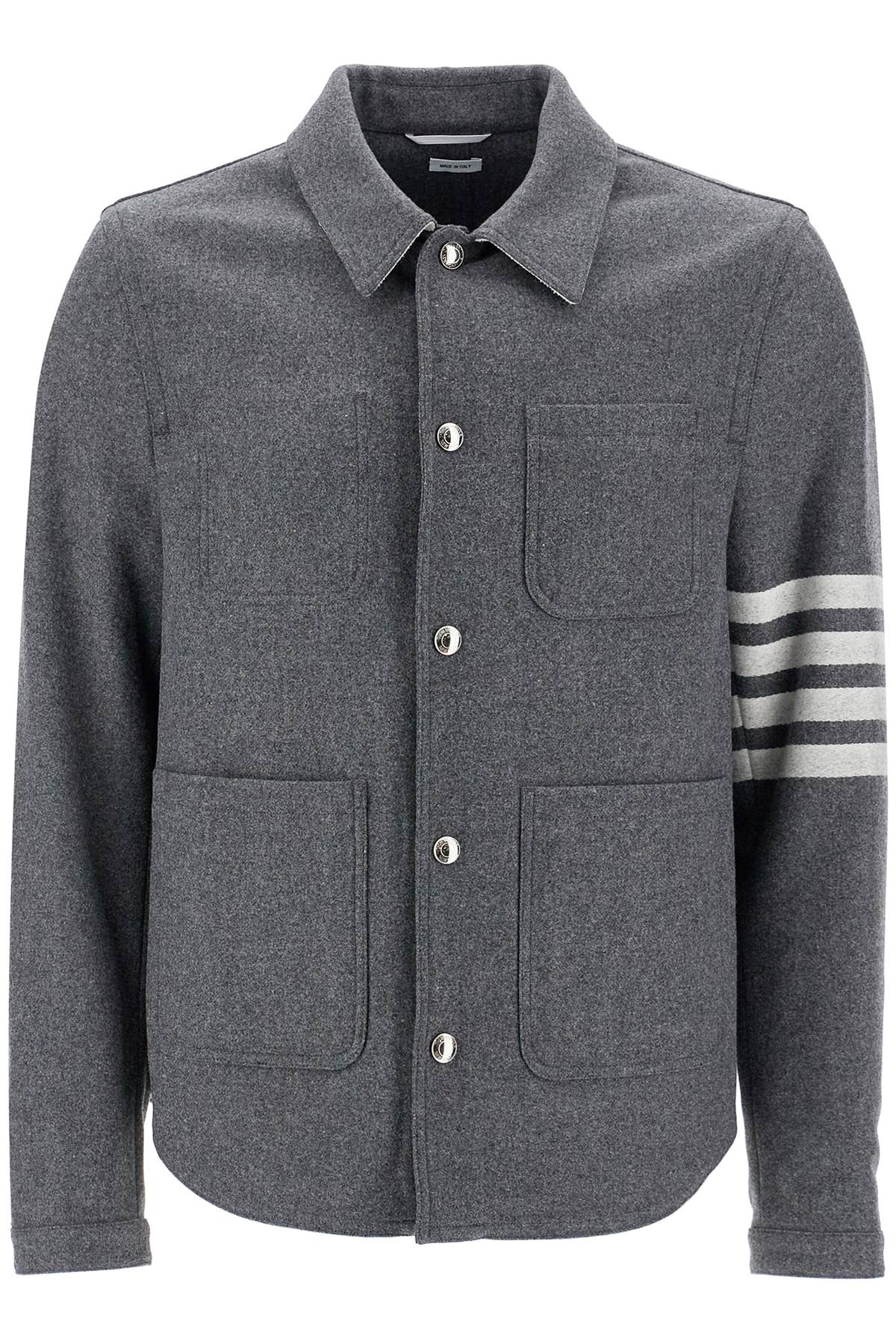 Thom Browne Wool-Cashmere Overshirt