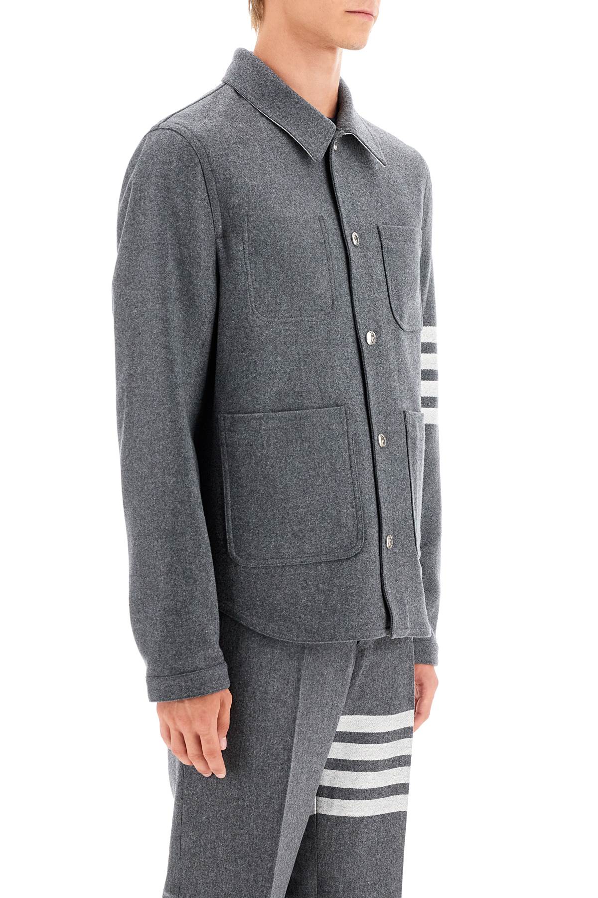 Thom Browne Wool-Cashmere Overshirt