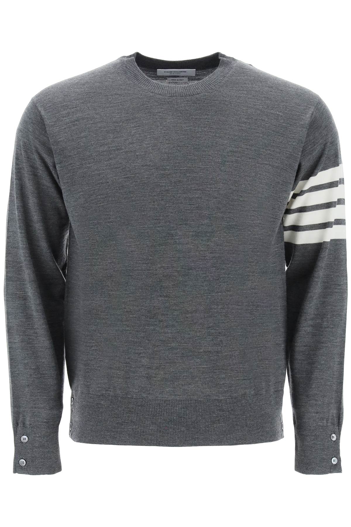 Thom Browne Lightweight 4-Bar Wool Sweater