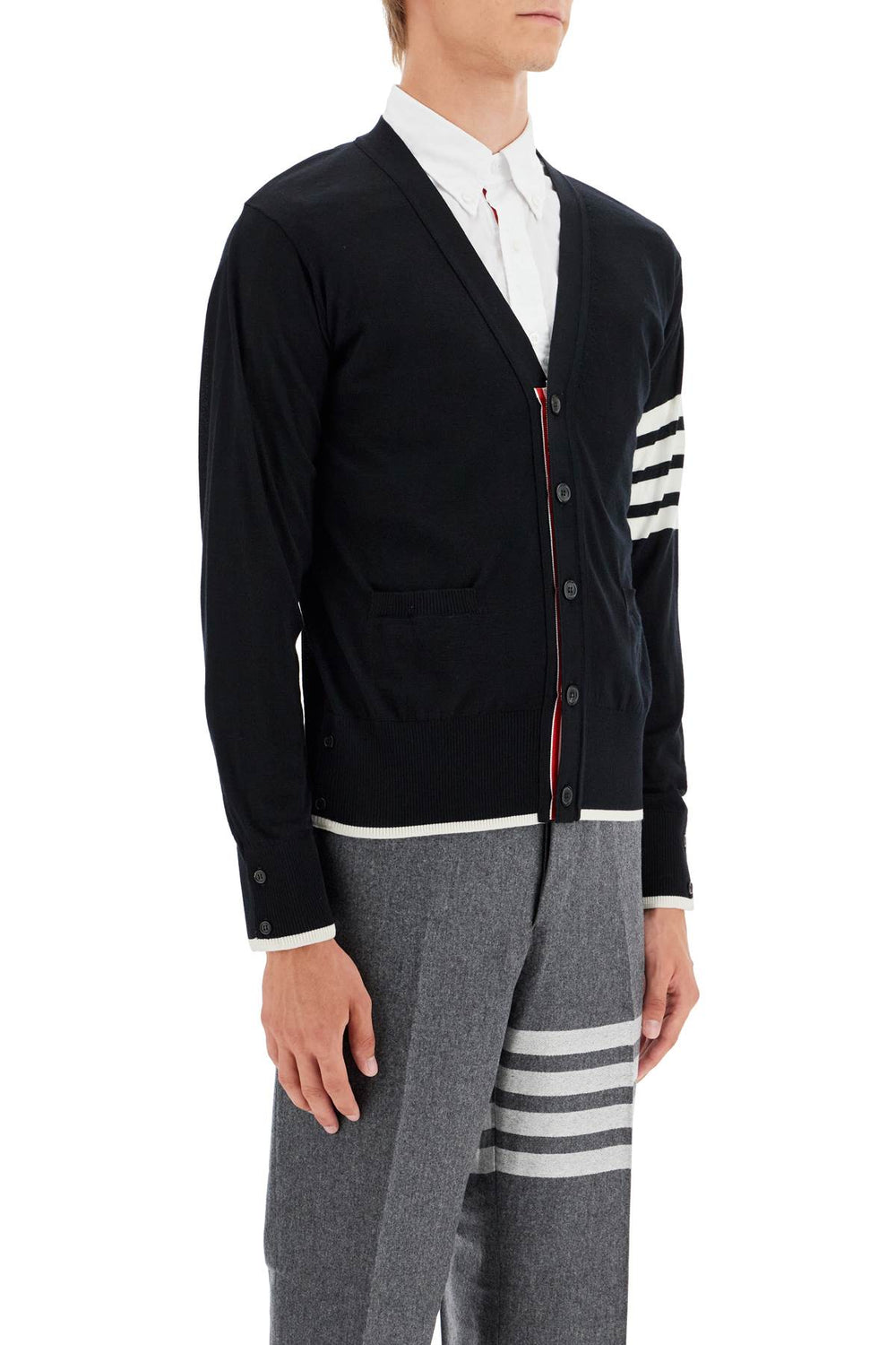 Thom Browne Virgin Wool Cardigan