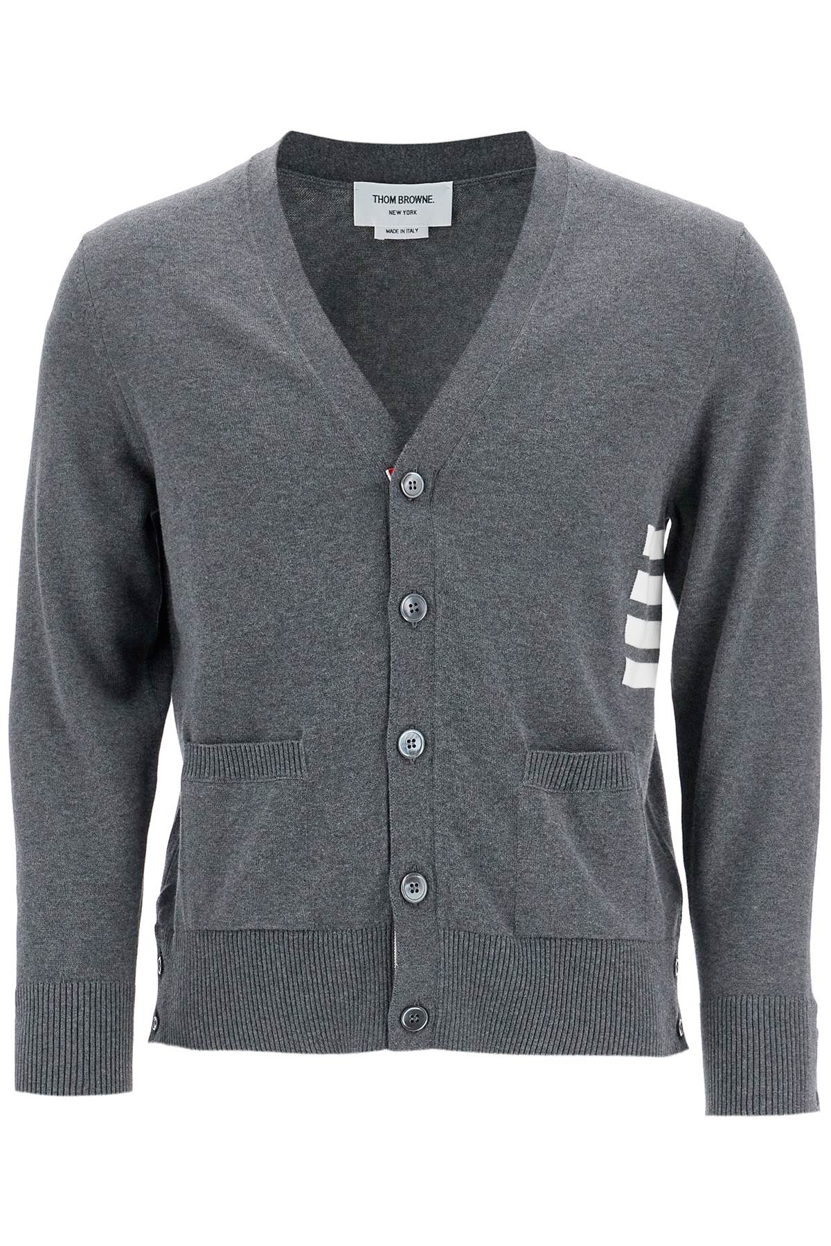 Thom Browne 4-Bar Cotton Cardigan