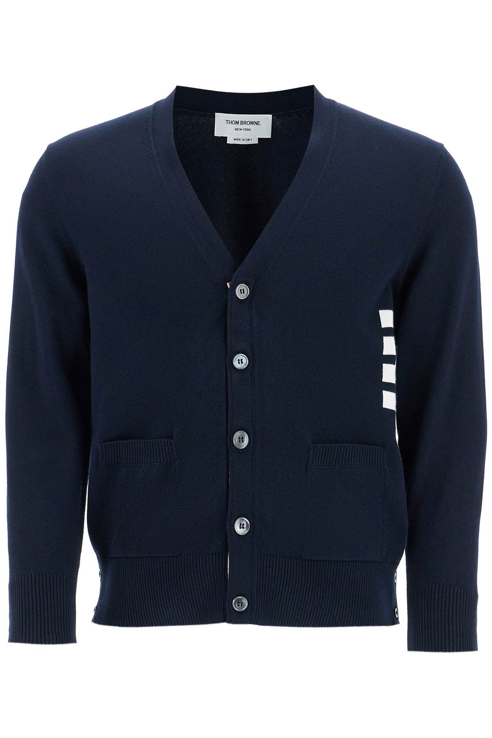 Thom Browne 4-bar Cotton Cardigan