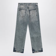 Represent Washed Blue Jeans With Rips