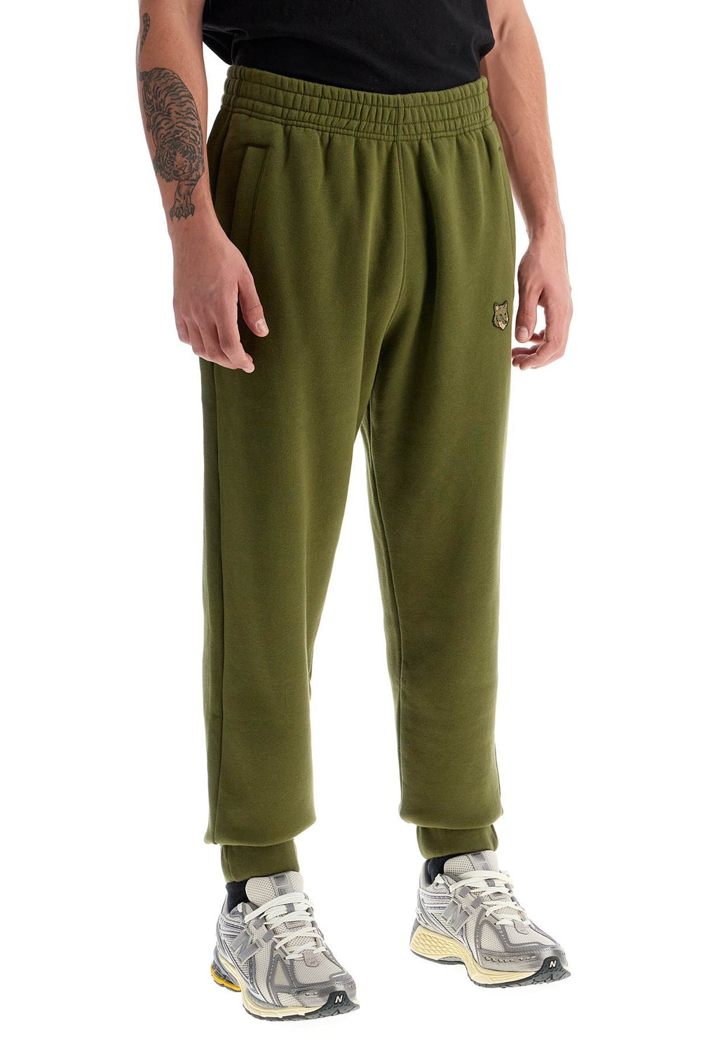 Maison Kitsune Bold Fox Head Joggers