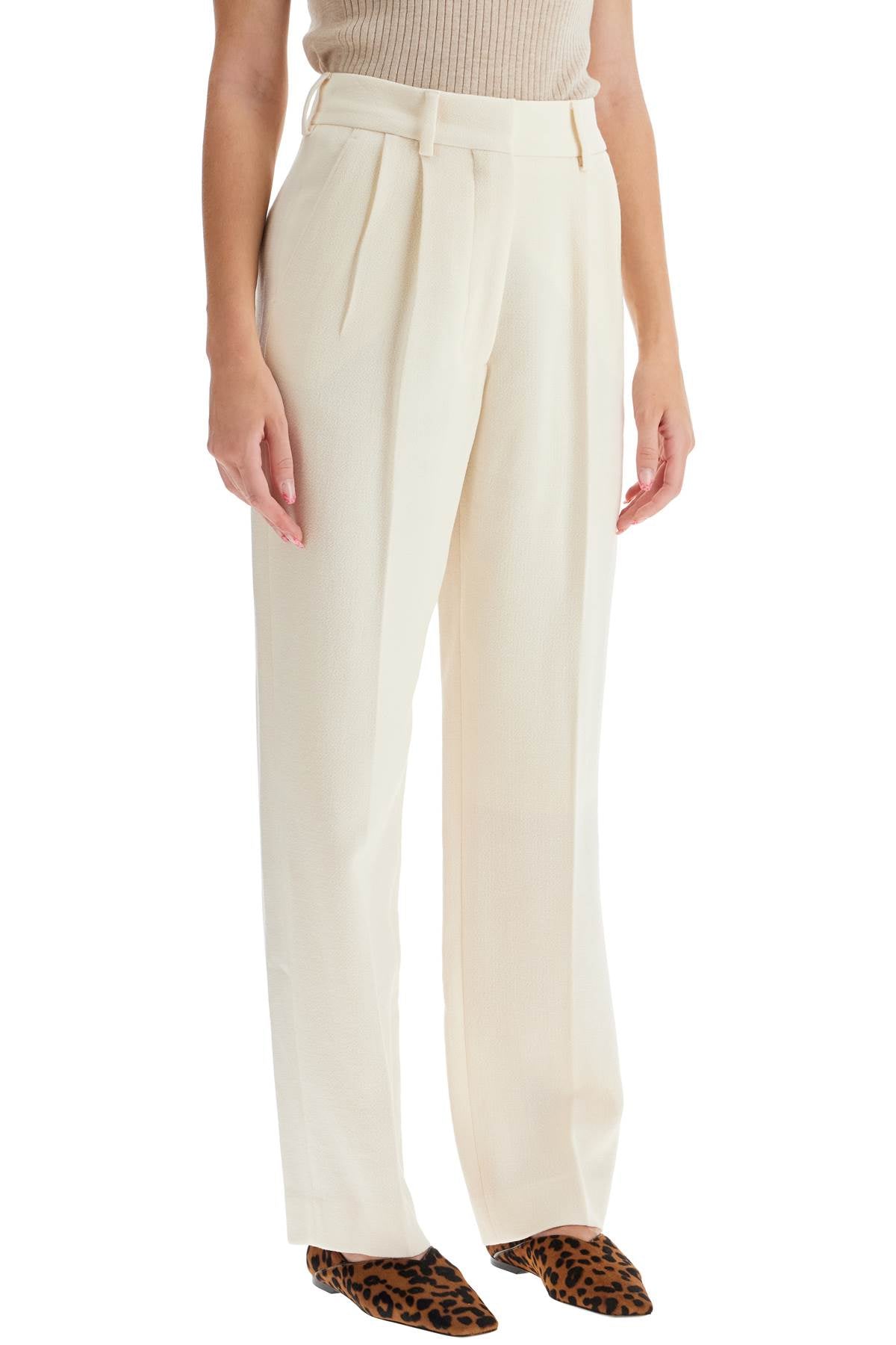 Blaze Milano Resolute Cream Fox Pants