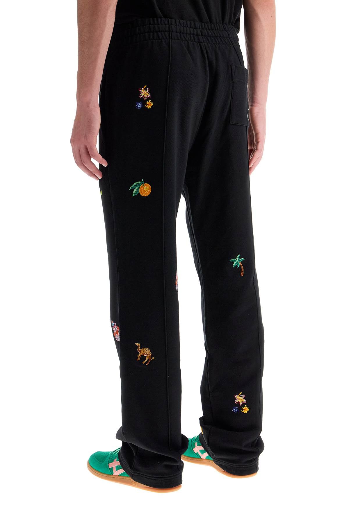 Casablanca 'Elements In Crayon' Embroidered Joggers