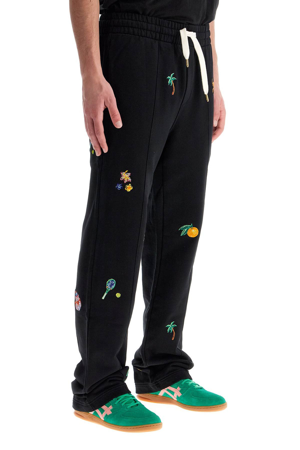 Casablanca 'Elements In Crayon' Embroidered Joggers