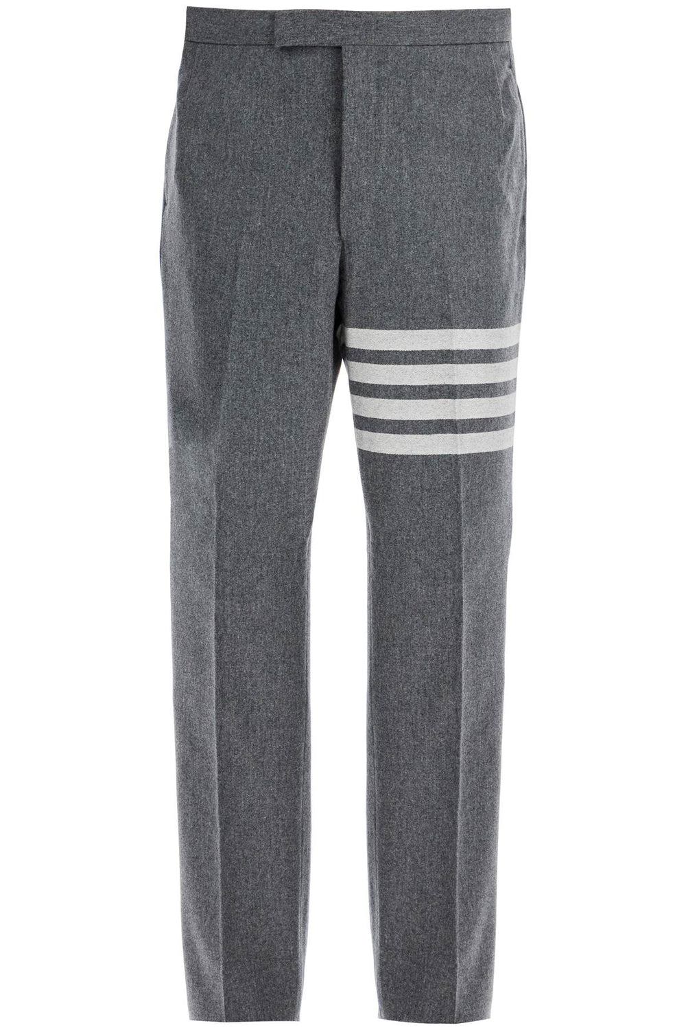 Thom Browne Wool-Cashmere 4-Bar Tailored Pants