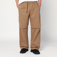 DARKPARK Tobacco-coloured Jordan Wide Leg Trousers
