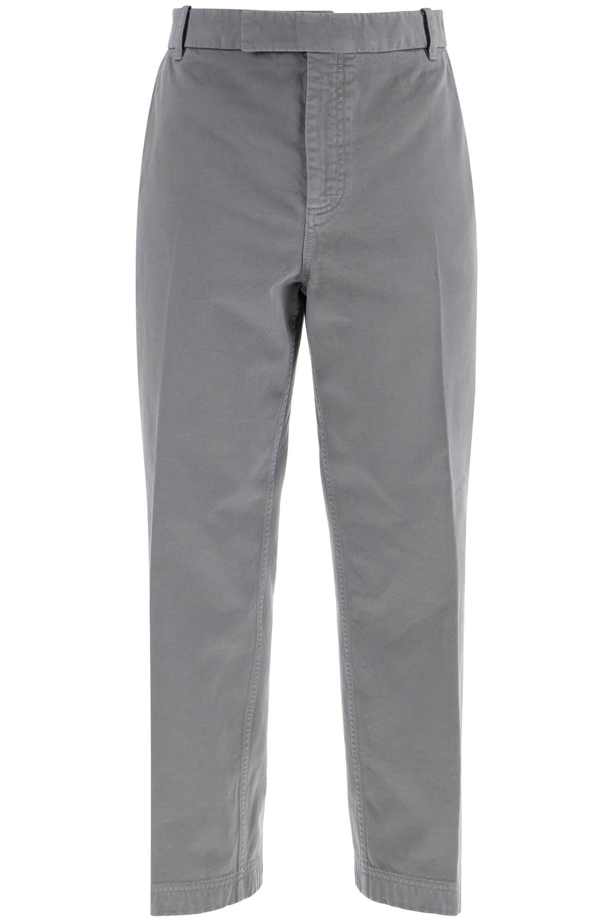 Thom Browne Medium Grey Cotton Chino Utility Pants